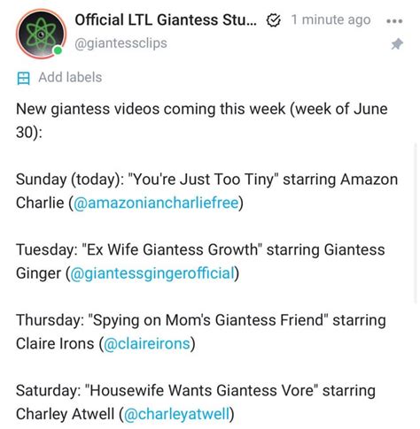 giantess onlyfans|Review: LTL Giantess Studios : r/realonlyfansreviews